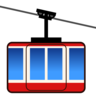 Kolejka linowa górska Emoji 🚠 image - Emojidex style