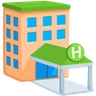 Hotel Emoji 🏨 image - Facebook Messenger (2016) style