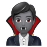 Vampire: Medium Skin Tone Emoji 🧛🏽 image - Huawei Harmony OS style