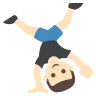 Person Cartwheeling: Light Skin Tone Emoji 🤸🏻 image - EmojiTwo style