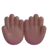 Palms Up Together: Medium-Dark Skin Tone