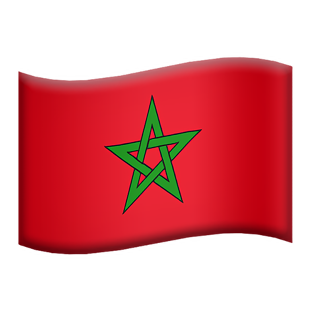 Flag: Morocco