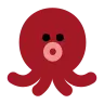 Octopus Emoji 🐙 image - Tossface style