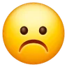 श्वेत भ्रूभंग चेहरा Emoji ☹ image - Samsung style