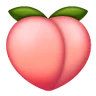 Pêche Emoji 🍑 image - Samsung style