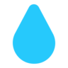 Emoji Gocciolina 💧 image - Microsoft Classic 2D style