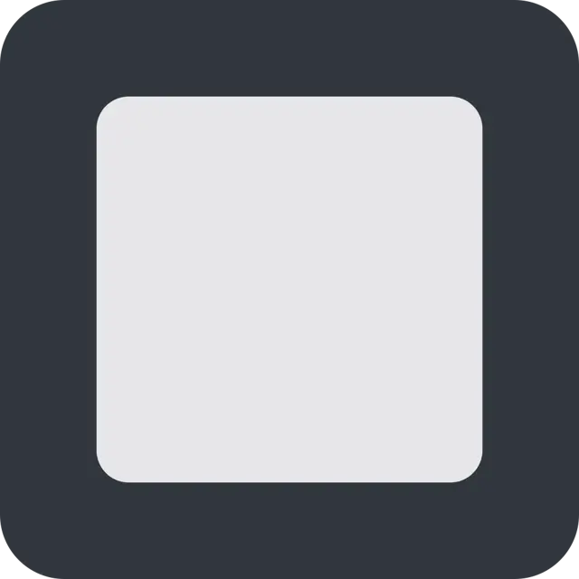 Black Square Button