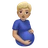 Pregnant Man: Medium-Light Skin Tone
