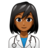 Woman Health Worker: Medium-Dark Skin Tone