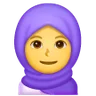 Emoji Persoana cu șaibă 🧕 image - Samsung style