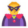 Man Supervillain Emoji 🦹‍♂️ image - Microsoft Classic 2D style