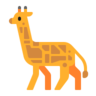 Emoji Zsiráf arc 🦒 image - Microsoft Classic 2D style