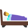 スリーピングアコモデーション Emoji 🛌 image - Skype style
