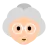Old Woman: Light Skin Tone