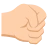Right-Facing Fist: Medium-Light Skin Tone