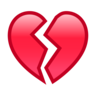 Emoji Összetört szív 💔 image - Emojidex style