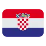 Flag: Croatia Emoji 🇭🇷 image - Tossface style