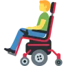 Man In Motorized Wheelchair Emoji 👨‍🦼 image - Twitter / X (Twemoji) style