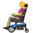 Woman In Motorized Wheelchair