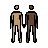 Men Holding Hands: Medium Skin Tone, Dark Skin Tone