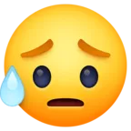 Sad But Relieved Face