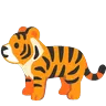 बाघ Emoji 🐅 image - Google Noto Color Animated style