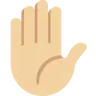 Raised Hand: Medium-Light Skin Tone Emoji ✋🏼 image - Twitter / X (Twemoji) style