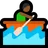 Person Rowing Boat: Medium-Dark Skin Tone