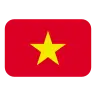 Flag: Vietnam Emoji 🇻🇳 image - Tossface style