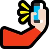 Selfie: Light Skin Tone Emoji 🤳🏻 image - Microsoft Windows 10 Segoe UI Emoji style