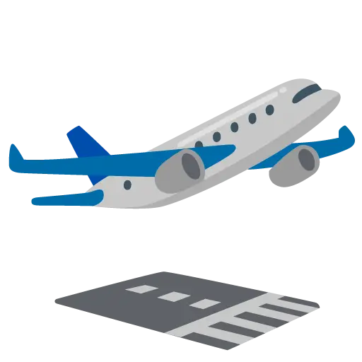 Salida del avión