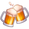 Tintineo De Cerveza Tazas Emoji 🍻 image - Samsung style
