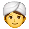 Woman Wearing Turban Emoji 👳‍♀️ image - Samsung style