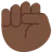 Raised Fist: Dark Skin Tone