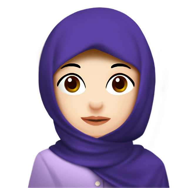 Woman With Headscarf: Light Skin Tone