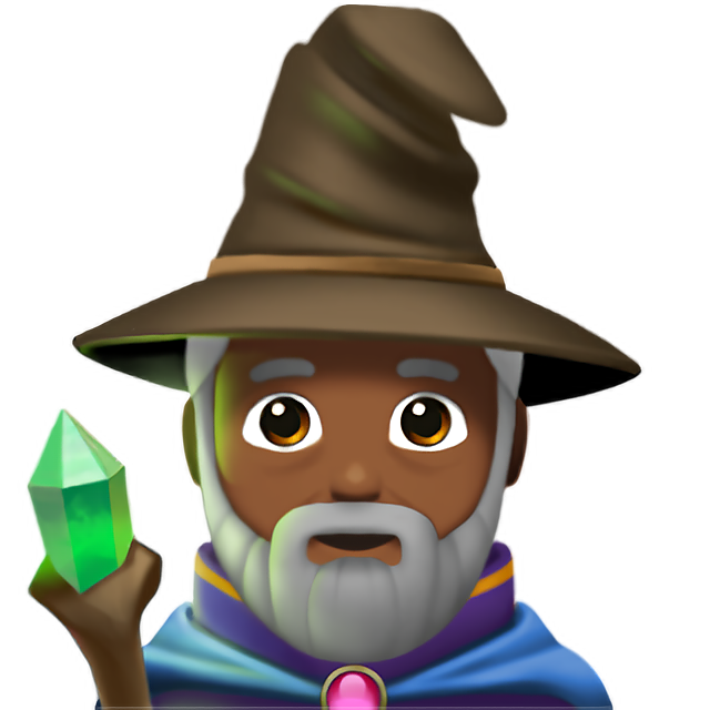 Man Mage: Medium-Dark Skin Tone