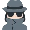 Woman Detective: Light Skin Tone Emoji 🕵🏻‍♀️ image - Twitter / X (Twemoji) style