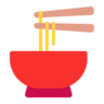 蒸碗 Emoji 🍜 image - Microsoft Classic 2D style