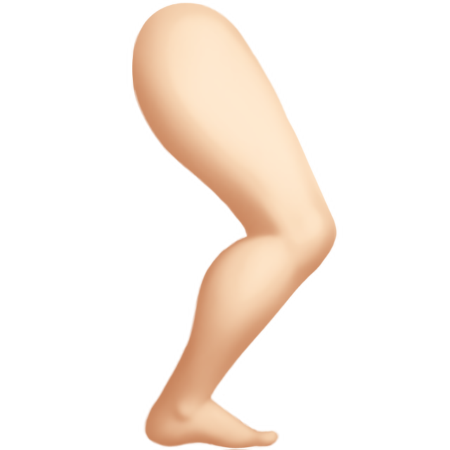 Leg: Light Skin Tone