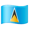 Flag: St. Lucia Emoji 🇱🇨 image - Samsung style