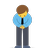 Man Bowing