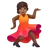 Woman Dancing: Medium-Dark Skin Tone