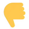 Thumbs Down Emoji 👎 image - Tossface style