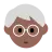 Older Person: Medium-Dark Skin Tone