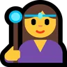 Woman Mage Emoji 🧙‍♀️ image - Microsoft Windows 10 Segoe UI Emoji style