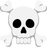 Emoji Halálfej ☠ image - Skype style