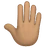 Raised Back Of Hand: Medium Skin Tone