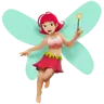 Woman Fairy: Medium-Light Skin Tone Emoji 🧚🏼‍♀️ image - Apple style