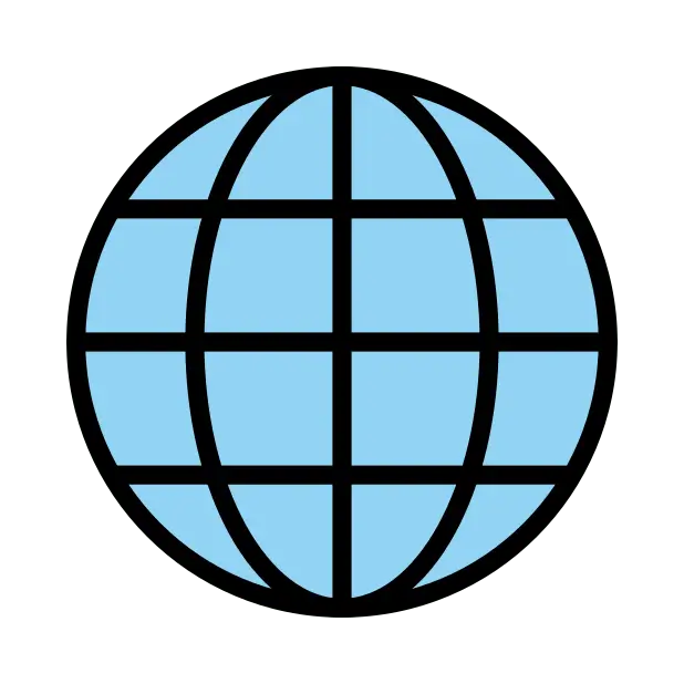 Globe With Meridians