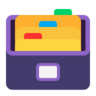Emoji Scatola di file di carte 🗃 image - Microsoft Classic 2D style